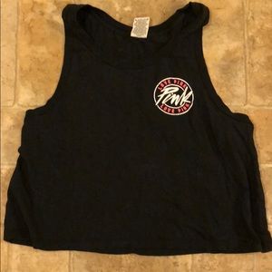Crop muscle tank from pink Victoria secret